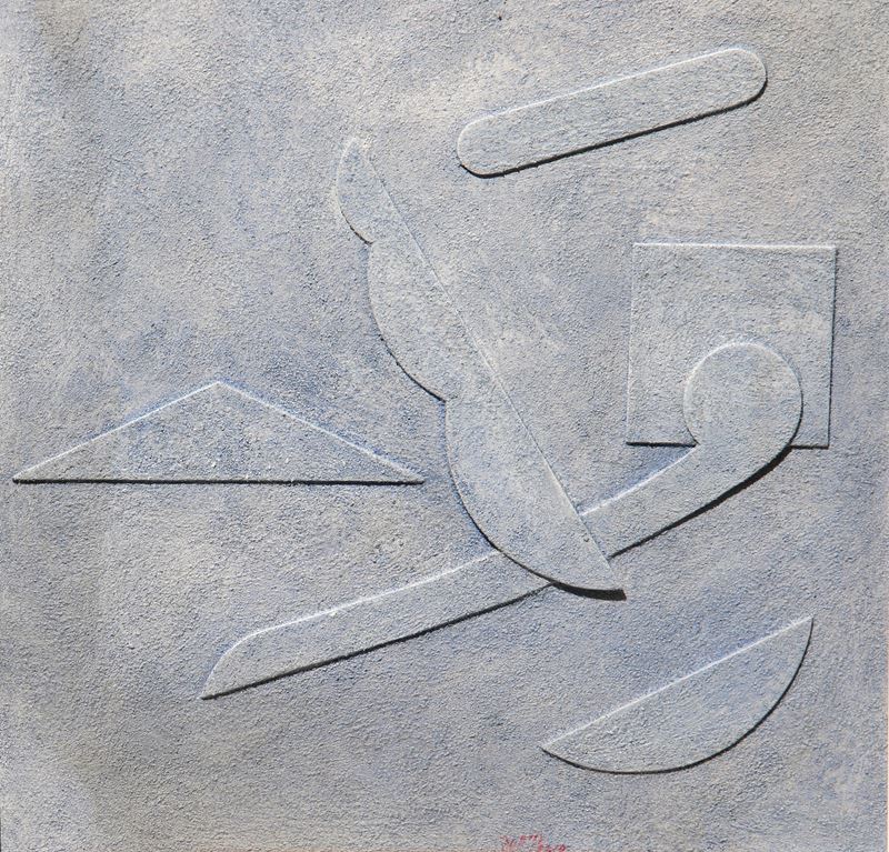 Molti segni  (anni 60)  - olio e acquarello su tela - Auction Arte Moderna e Contemporanea Time&Live - Cms Thetis per Casa d'Aste