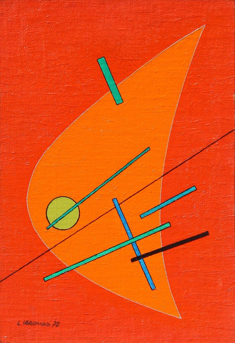 Variabile n. 15  (1965)  - tecnica mista su tela - Asta Asta a Tempo di Arte Moderna e Contemporanea - Cms Thetis per Casa d'Aste