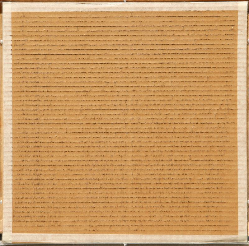 Senza titolo  (1970)  - collage e acrilico su tavola - Auction Arte Moderna e Contemporanea Time&Live - Cms Thetis per Casa d'Aste