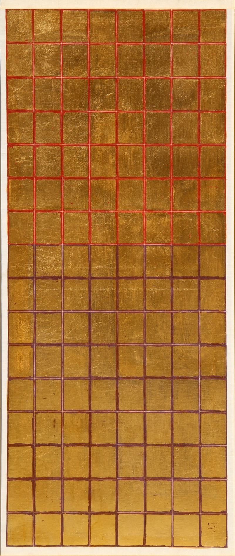 Tableau doré  (1974)  - acrilico e liquitex su tela - Asta Asta a Tempo di Arte Moderna e Contemporanea - Cms Thetis per Casa d'Aste