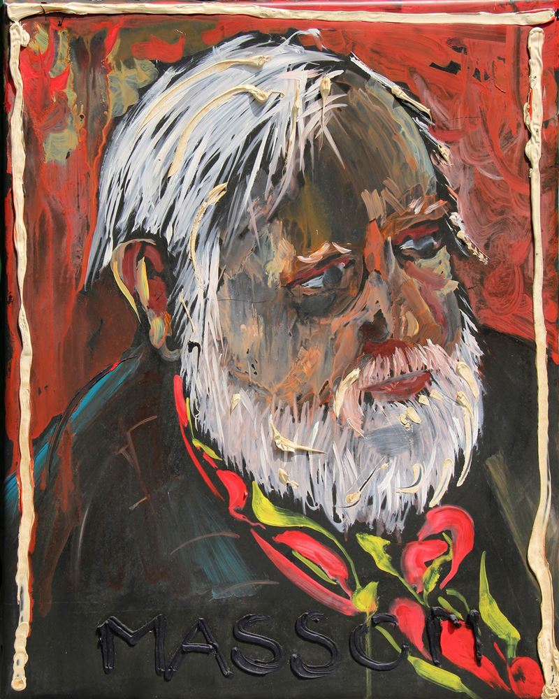 Masson  (1982)  - tempera su cartoncino - Auction Arte Moderna e Contemporanea Time&Live - Cms Thetis per Casa d'Aste