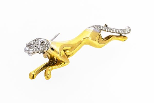 Anello in oro con diamante