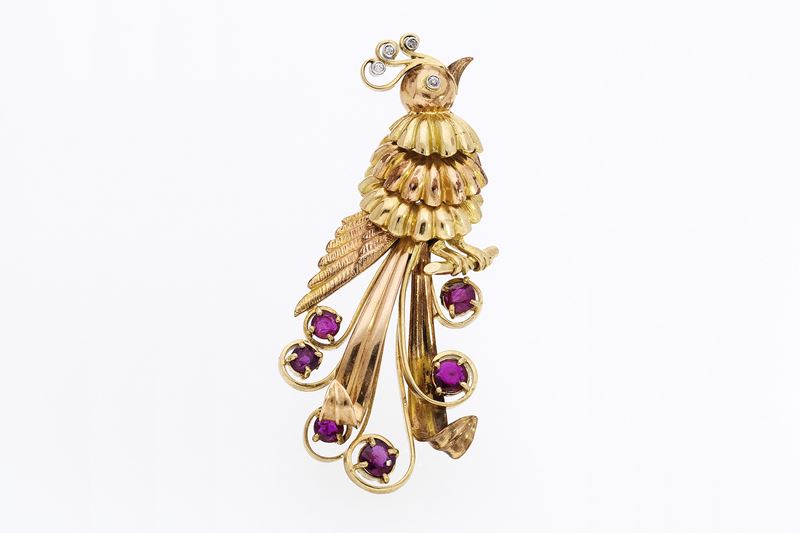 Anello diamanti a fiore  - Asta Asta di Gioielli - Cms Thetis per Casa d'Aste